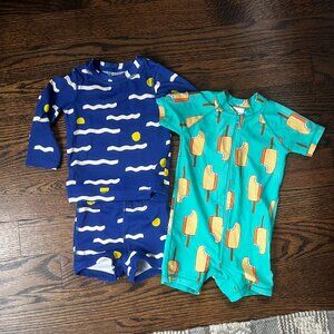 Hanna Andersson Toddler Baby Swim bundle swimsuit bundle 18-24m